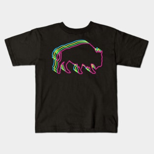 Buffalo 80s Neon Kids T-Shirt